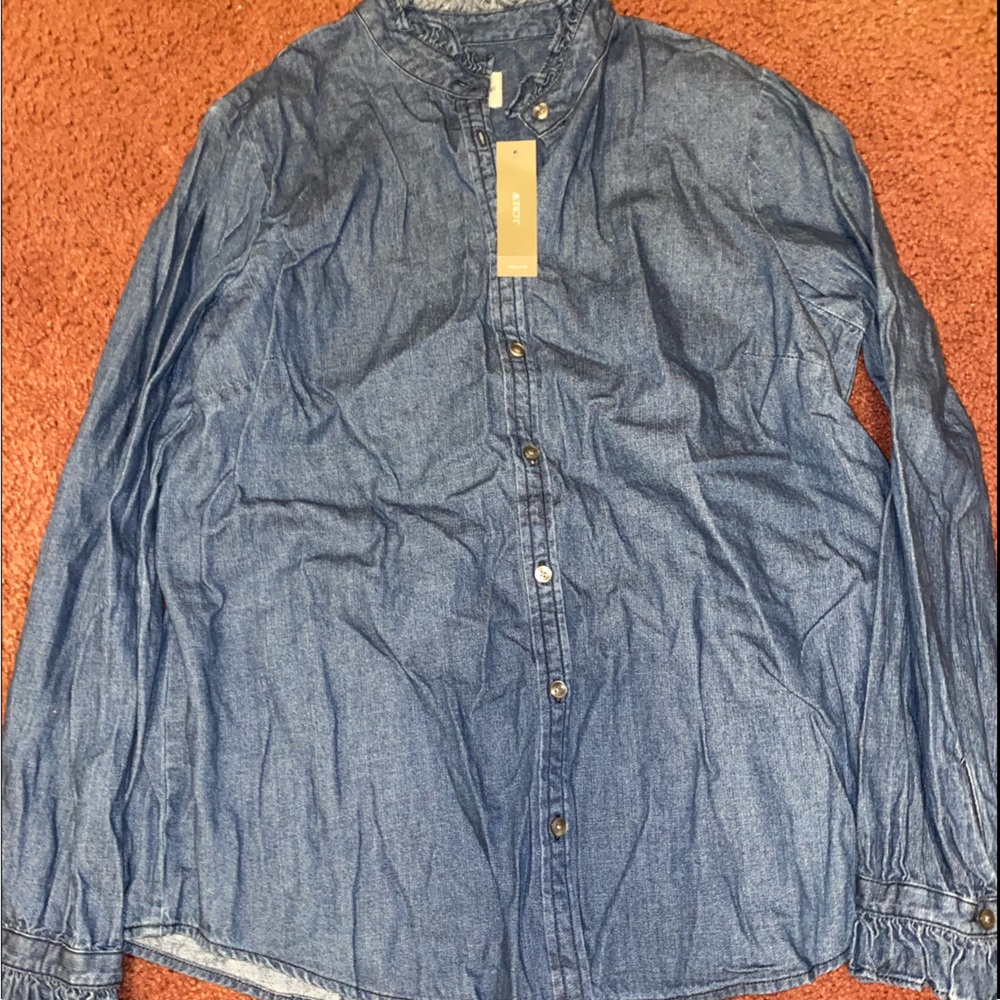 J crew button up